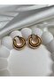 Gold Color Hoop Earrings - 2