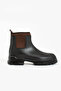 Brown Matte Waterproof Women's Boots with Warm Scuba Lining Ft2024 - 2