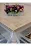 WHITE IMPORTED PVC OIL - PATTERNED REMOVABLE TABLE CLOTH - 3