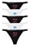 Women's Cotton Stone Printed 5-Piece Slip Panties Set - Kts3043 - 2