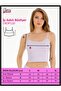 Women's Corded Fabric Fabric Rope Strap Crop Bustier - Crop120 Somon - 4