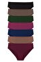 Women's Ribbed 7-Piece Panties Set Mixed Colors Kts3021 - 2