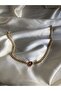 Pink Heart Stone Choker Necklace - 2