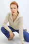 Chalyaka Laser Cut Sweater with Zipper - 3