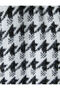 Long Cardigan Houndstooth Patterned with Pockets - 6