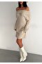 Madonna Collar Detailed Knitwear Dress - 6