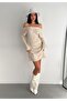 Madonna Collar Detailed Knitwear Dress - 5