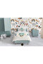 Flying Balloon Elephant Patterned Children's Room Duvet Cover Set Tlan-030 - 5