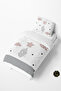 Gray Elephant Baby and Kids Bedding Set TLAN-133