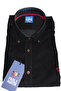 Men's Thin Ftil Velvet Shirt Black