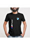 Bmw M Power Vertical Logo Men's T-shirt - 5