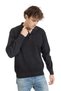 Men's Middle Age and Above Tight Woven Knitwear Knitted Acrylic Winter Dad Polo Collar Sweater 2062- Smoked - 3