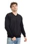 Men's Middle Age and Above Tight Woven Knitwear Knitted Acrylic Winter Dad V-neck Sweater 2060 - 3