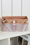 Set of 2 Jute Makeup Cosmetic Organizer Organizer Makeup Box - 3