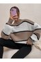 Γυναικείο ριγέ πουλόβερ Dier Moda Oversize - 4