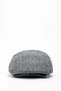 Men's Textile Leather Gray Hat - 4