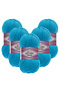 Cotton Gold 5-Piece 016 Turquoise Hand Knitting Yarn