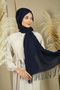 Set of 5 Cotton Viscose Pashmina Shawls 180X70 cm with Tassels High Quality 150 Gr - 3