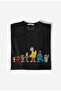 Sesame Street Digital Printed Kids Black T-shirt - 2