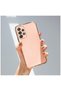 Galaxy A23 Compatible Phone Case Shiny Gold Silicone Case Light Blue - 2