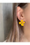 Accessory Colorful Women's Earrings with Flower Motifs