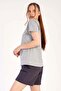 Women's Combed Cotton 3 Thread V-Neck Short Sleeve Shorts Pajama Set
,301019 - 2