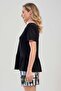 V-Neck Short Sleeve Back V-Piece Shorts Pajama Set
,111102 - 3