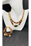 Handmade Ethnic Authentic Hippie Double Row Necklace Bracelet - 2