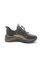 Gray Color Parachute Material Stoned Women's Sports Shoes - 3