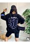 Black Dodgers Printed Oversize Sweatshirt Unisex - 2