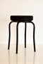 10Pcs Black Thai Feather Black Profile Stool Metal Stool Kitchen Stool Thick Stool