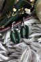 Matte Khaki Color Antiallergic Sailor Knot Earrings - 2