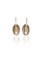 Chrome Antique Black Color Antiallergic Sailor Knot Earrings - 2