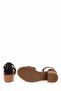 Talia Women's Black Genuine Leather Sandals - 7