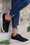 Women's Black Casual Sports Shoes - 2
