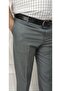 Men's Plus Size Classic Gray Relaxed Fit Fabric Pants - 6