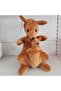 Plush Toy Kangaroo with Puppy 40 cm