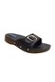Women's Faux Leather Anatomical Sole Hallux Valgus (Bone Protrusion) Heel Spur Slippers - 3