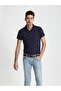 Men's Navy Blue Toloca Polo Neck T-Shirt 012218435060890000 - 2