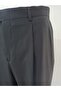 Single Pleated Relaxed Fit Men's Fabric Pants - 3