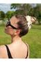 Melkady 241kr - Stylish Bun Buckle with Floral Bow - 5