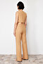 Camel Premium Straight/Düz Kesim Keten Dokuma Pantolon TWOSS24PL00079 - 7