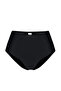 Siyah V Kesim Hipster Yüksek Bel Bikini Altı TBESS20BA0248 - 5