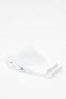 Thin Ribbed White Cotton Sports Socks - 2