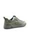 Green Men's Canvas Linen Shoes with Rubber Laces - 3
