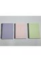 Set of 3 Colorful Paged Notebooks 80 Sheets A5 (MEDIUM SIZE) - Checkered - 2