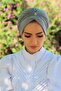 Stone Detailed Ready Bonnet Gray