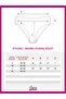 Women's Special Fabric Bamboo Waist Lace 3-Piece Panties Set Model-5 - 2