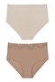 Women's Laser Cut High Waist Lace 3-Piece Panties Set - Kts3105 Model-3 - 4