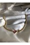 Pink Heart Stone Choker Necklace